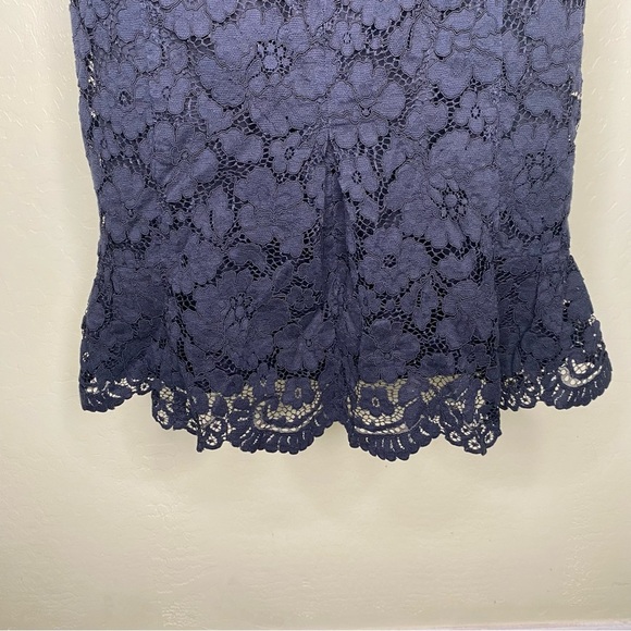 Express Black Lace Pencil Midi Skirt Size 6 - Picture 10 of 16